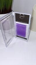 Cargar imagen en el visor de la galería, Beauty by Kaylina Rei Eyelash Extension Color Tray .07 U Curl -Purple
