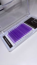 Cargar imagen en el visor de la galería, Beauty by Kaylina Rei Eyelash Extension Color Tray .07 U Curl -Purple
